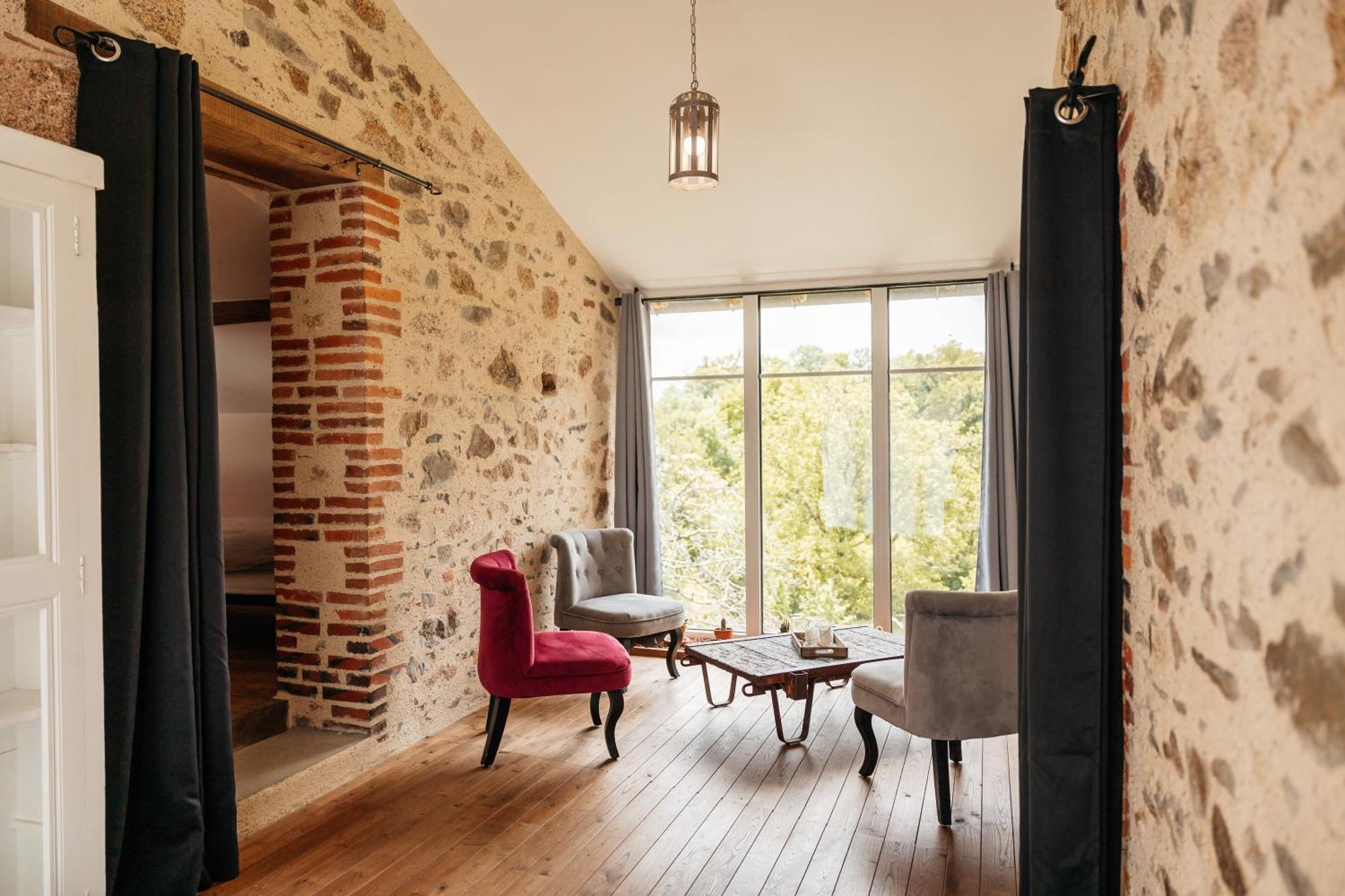 Le Logis Du Prieure Villa Les Châtelliers-Châteaumur Buitenkant foto